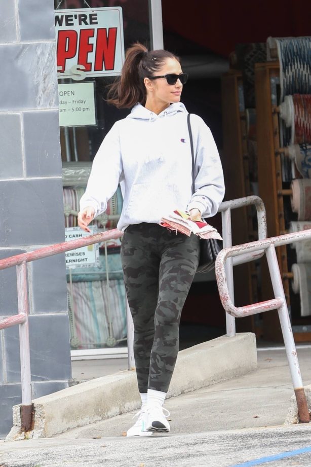 Minka Kelly - Seen while shopping at Fabrics for the Home in Los Angeles