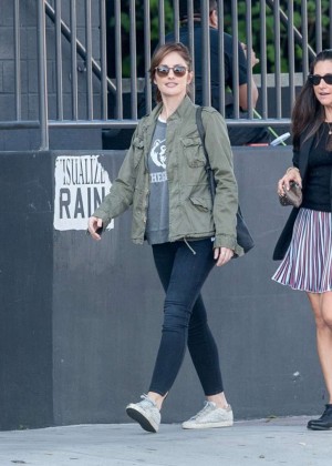 Minka Kelly in Jeans out in LA