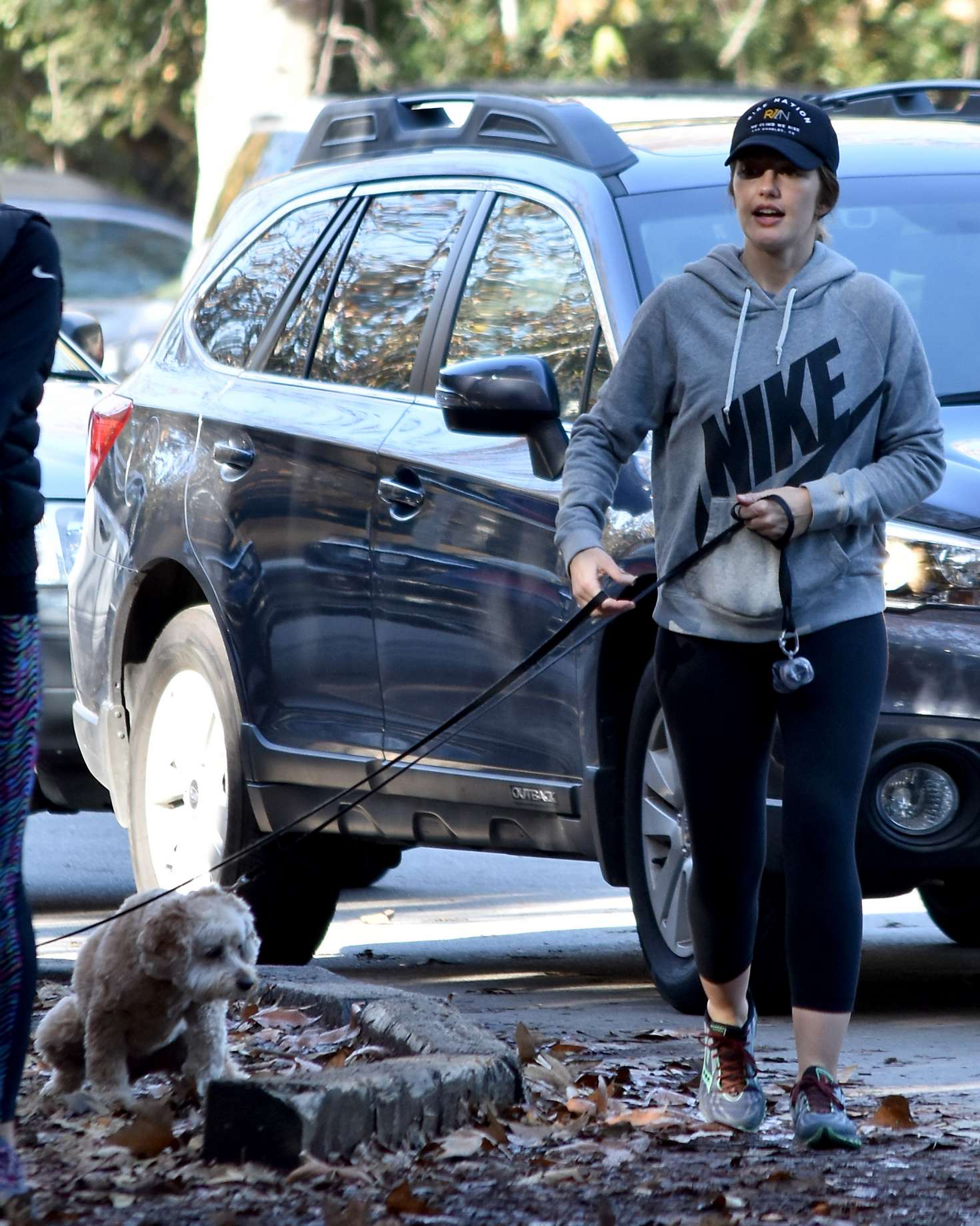 Minka Kelly 2017 : Minka Kelly with her dog out in Los Angeles -02