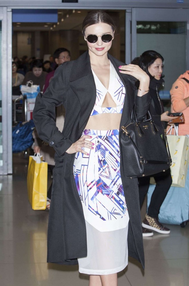 Miranda Kerr at Incheon International Airport in Seoul
