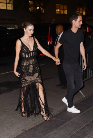 Miranda Kerr - Heads to Bemelmans Bar for a 2022 Met Gala after party in New York