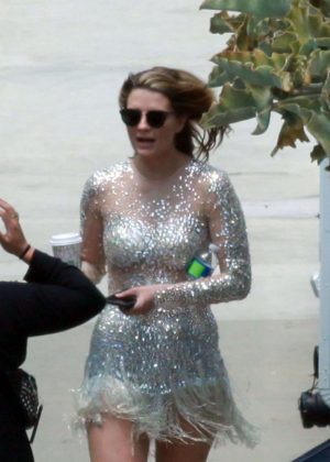 Mischa Barton at the DWTS Studio in Hollywood