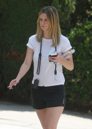 Mischa Barton in Shorts out in West Hollywood