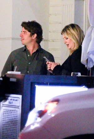 Mischa Barton - With a mystery man seen at Mr Chow in Beverly Hills