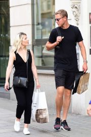 Mollie King and Stuart Broad - Out in Central London