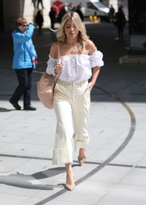 Mollie King at BBC Studios in London