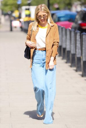 Mollie King - Steps out for BBC radio appearance in London