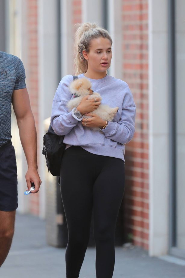 Molly Mae Hague with Boyfriend Tommy Fury out in Manchester