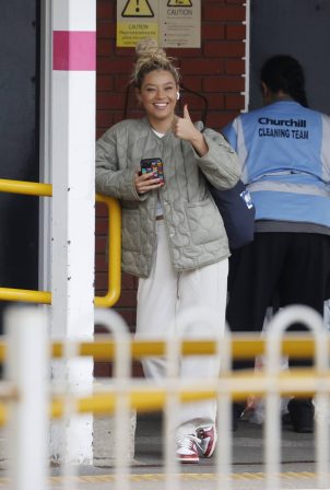 Molly Rainford - Spotted at Eastenders in London