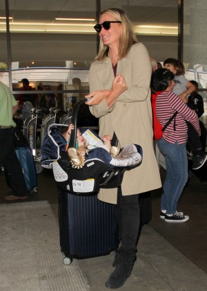 Molly Sims at LAX Airport in Los Angeles