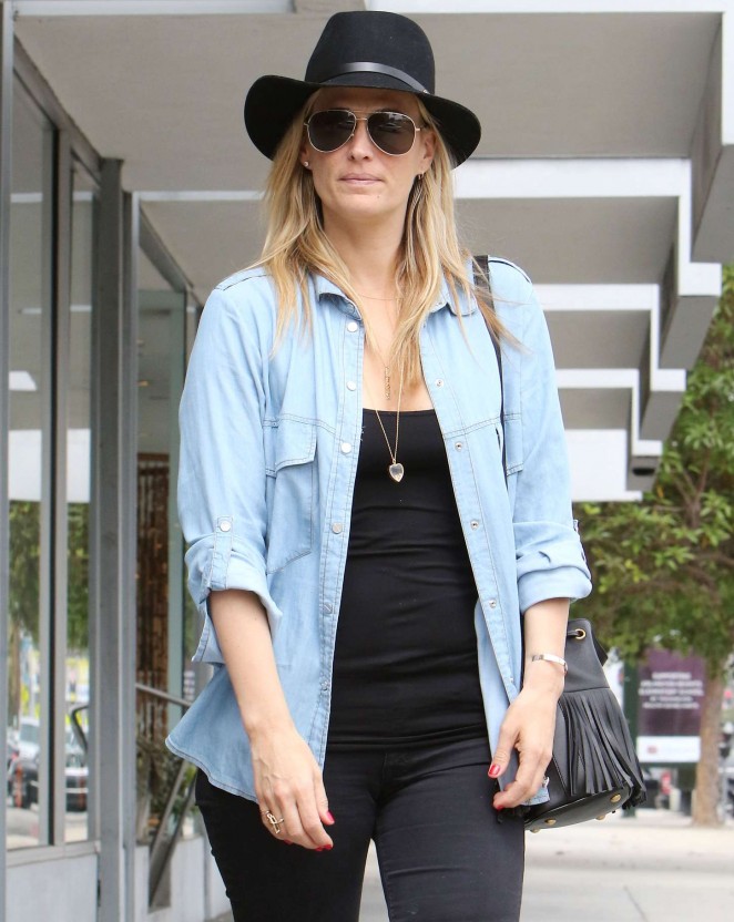 Molly Sims - out and about in Los Angeles