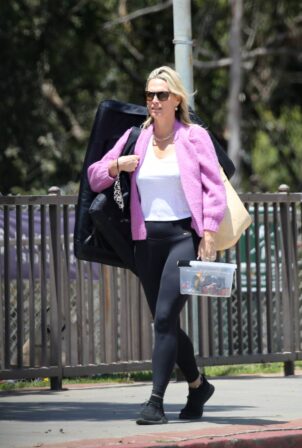 Molly Sims - out in Los Angeles