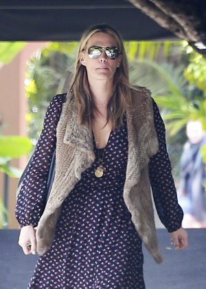 Molly Sims out in Los Angeles