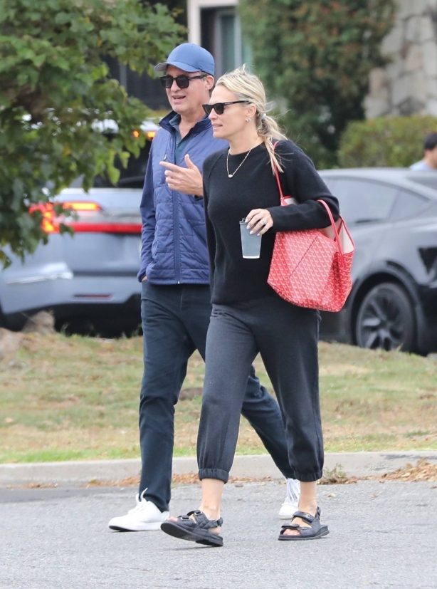Molly Sims - With her husband Scott Stuber out in Santa Monica