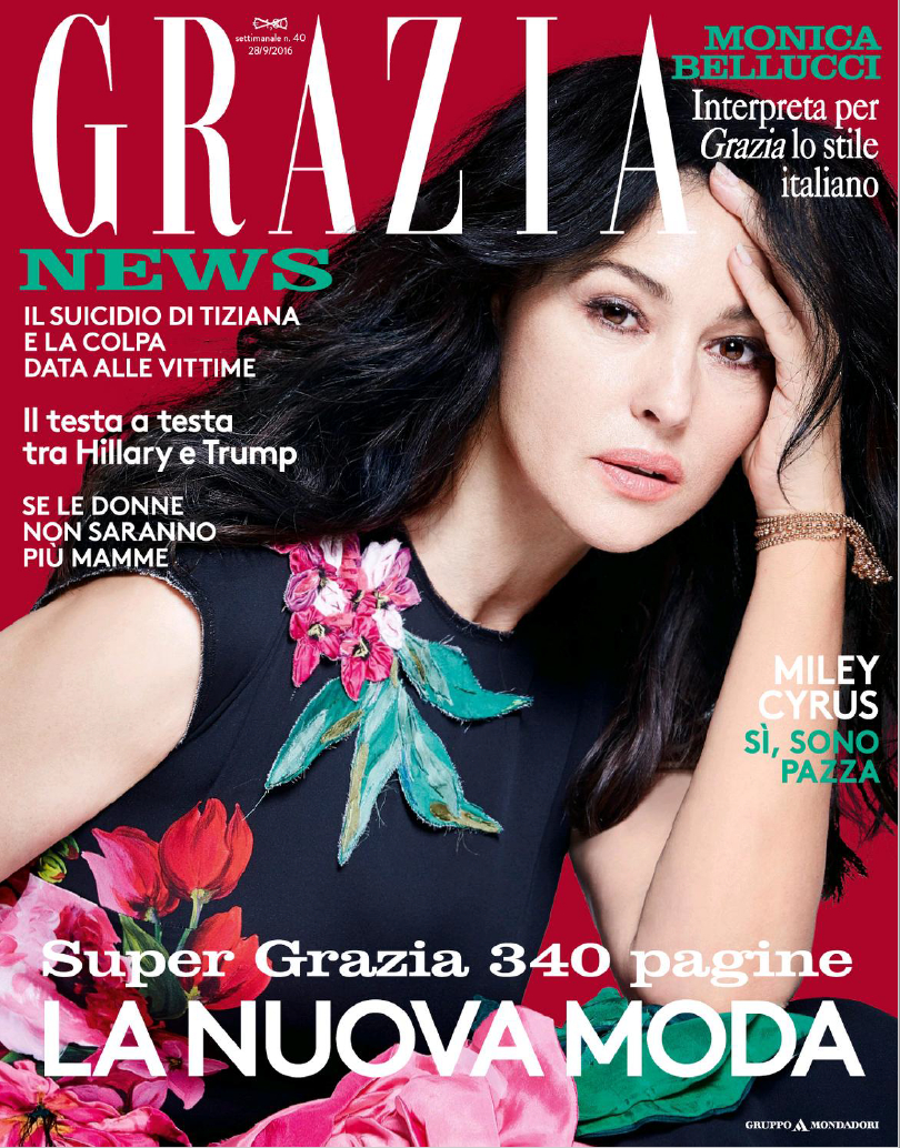 Monica Bellucci - Grazia Italy Magazine (September 2016)