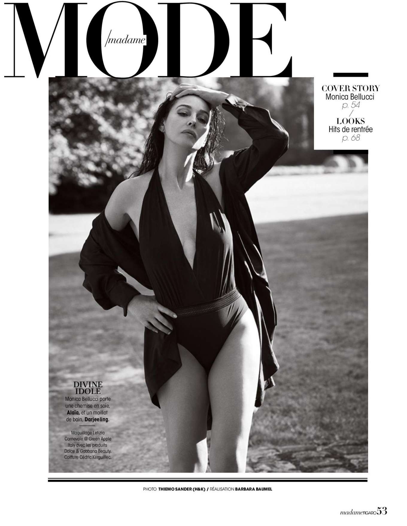 Monica Bellucci - Madame Figaro Magazine (July 2019)