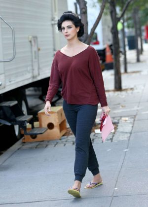 Morena Baccarin Out in New York