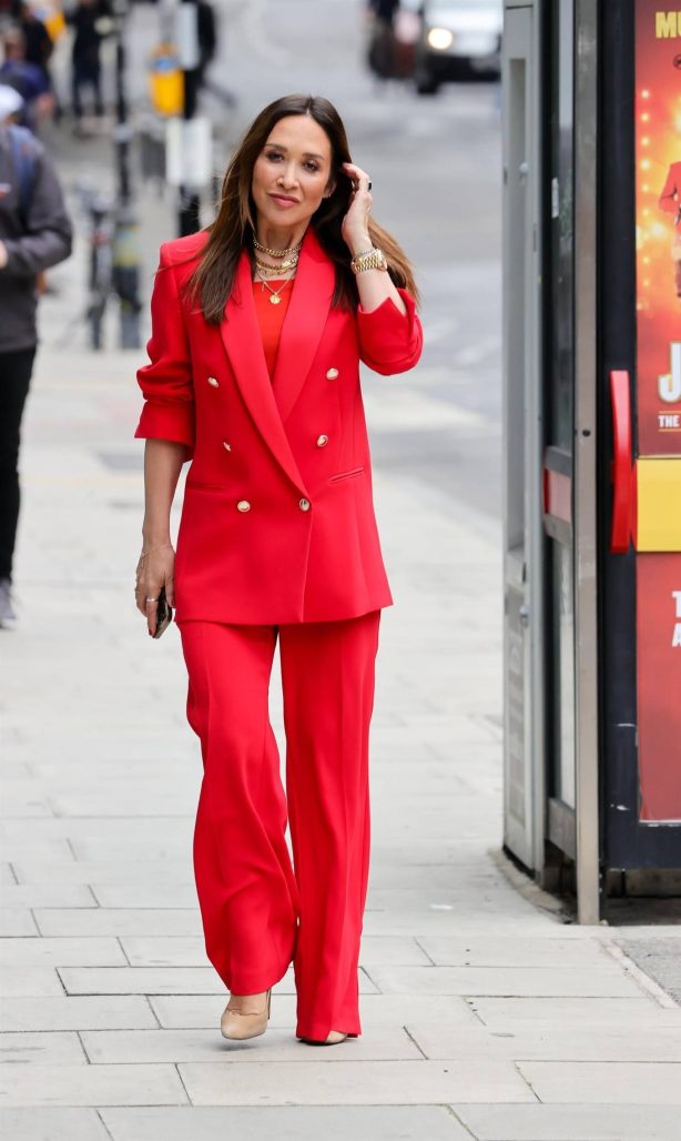 Myleene Klass - In red out and about