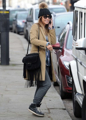 Myleene Klass - Out and about in London