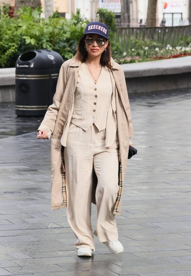 Myleene Klass - Stepping out at Smooth radio in London