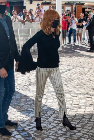 Mylene Farmer - Ahead of the 74th annual Cannes Film Festival at the Hotel Martinez in Cannes