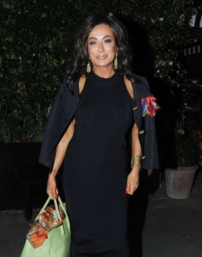 Nancy Dell'Olio at Chiltern Firehouse in London