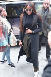 Naomi Campbell - Arrives at Global Offices in London