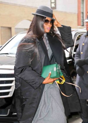 Naomi Campbell - Arriving at the Pirelli event in New York City