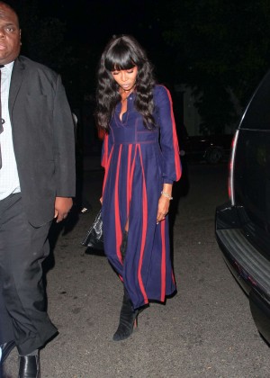 Naomi Campbell at Fig and Olive in Los Angeles