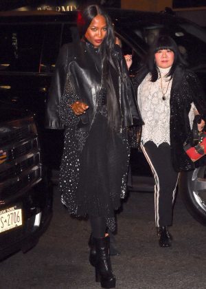 Naomi Campbell at The Bowery Hotel in New York