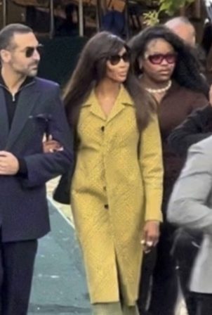 Naomi Campbell - Leaves Burberry Fashion Show in style in London