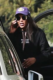 Naomi Campbell - Leaving the gym in Los Angeles