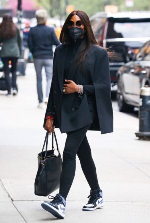 Naomi Campbell - Steps out and about in New York