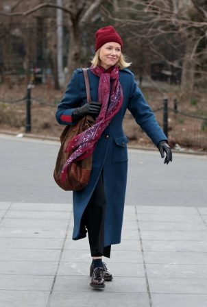 Naomi Watts - Filming 'The Friend' set in Downtown - Manhattan