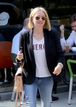 Naomi Watts in Jeans Out in New York City