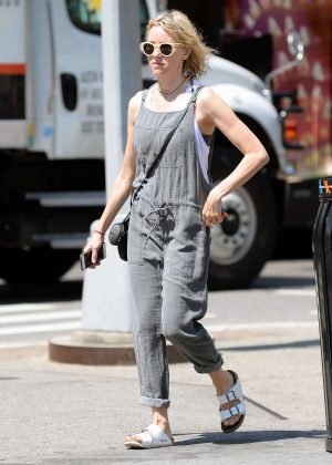 Naomi Watts in Jumpsuit out in New York