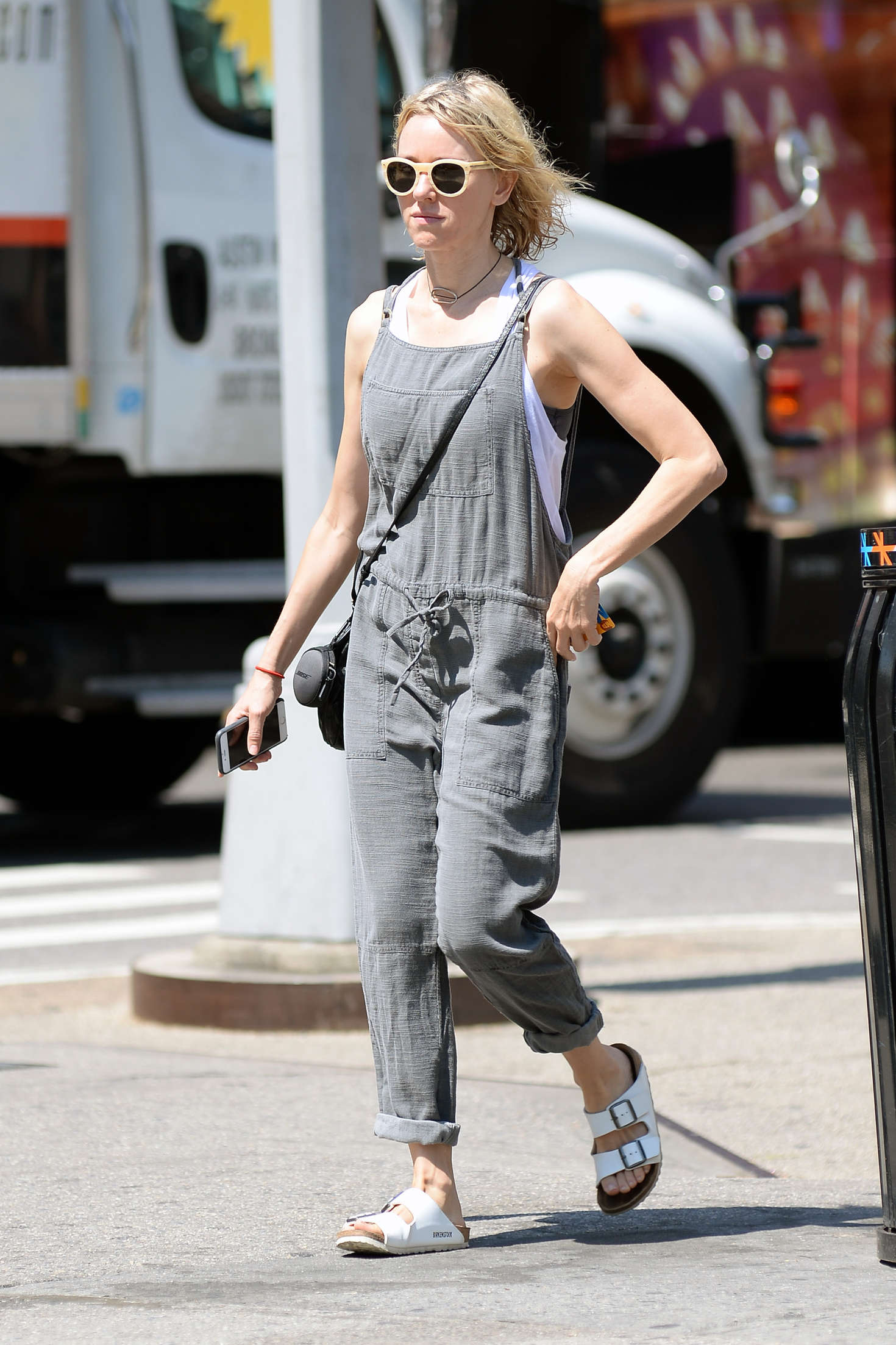 Naomi Watts in Jumpsuit out in New York