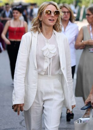 Naomi Watts in White - Out in Venice