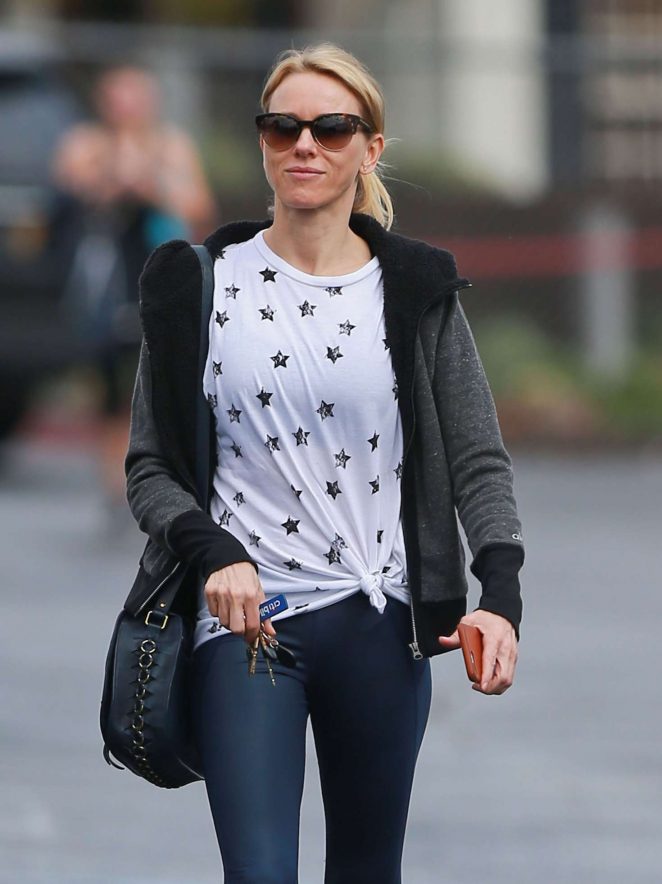 Naomi Watts Leaving the gym in Los Angeles