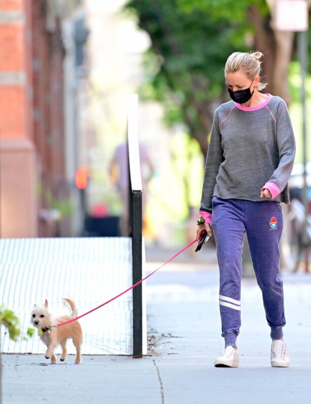 Naomi Watts - walking her dog in New York