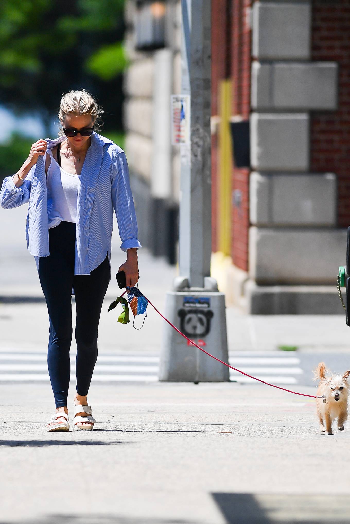Naomi Watts 2021 : Naomi Watts – walks her dog Izzy in New York City-01