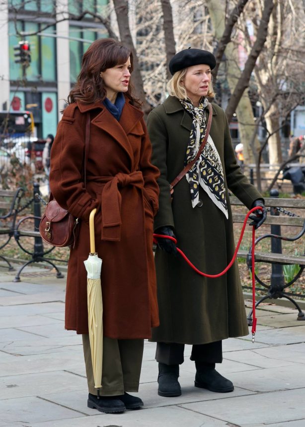 Naomi Watts - With Carla Gugino film 'The Friend' in Downtown Manhattan