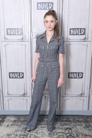 Natalia Dyer - Visit Build to discuss the series 'Stranger Things' at Build Studio in NYC