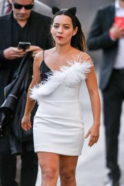 Natalia Reyes in White Mini Dress - Out in Los Angeles