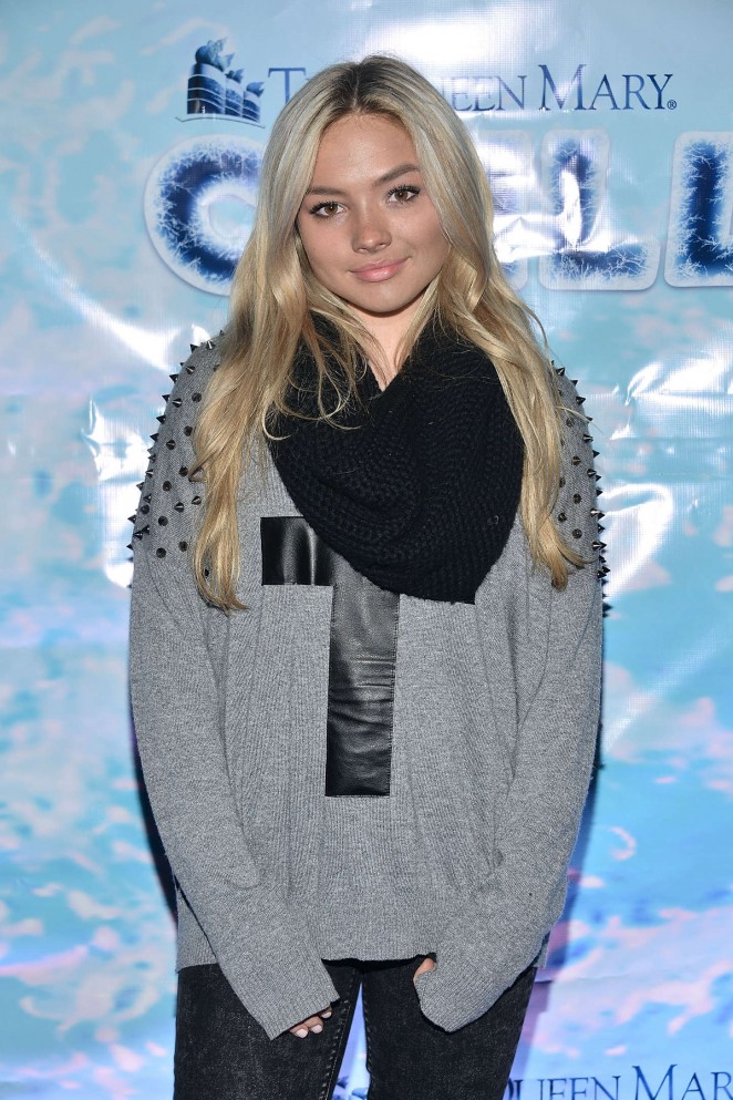 Natalie Alyn Lind - The Queen Mary's CHILL Freezes Over SoCal in Long Beach