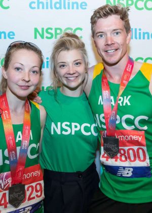 Natalie Dormer - NSPCCA at London Marathon 2018
