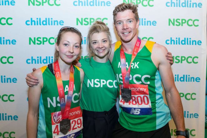 Natalie Dormer - NSPCCA at London Marathon 2018