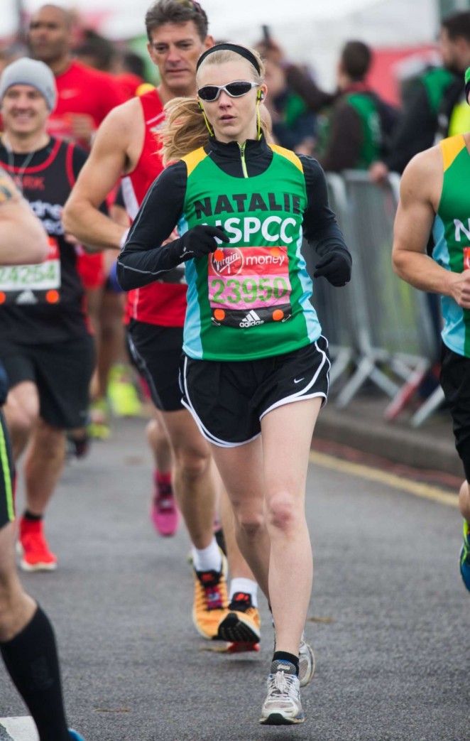 Natalie Dormer - Running the Virgin Money Marathon in London