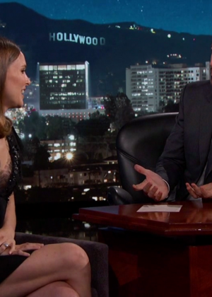 Natalie Portman at Jimmy Kimmel Live! in Los Angeles