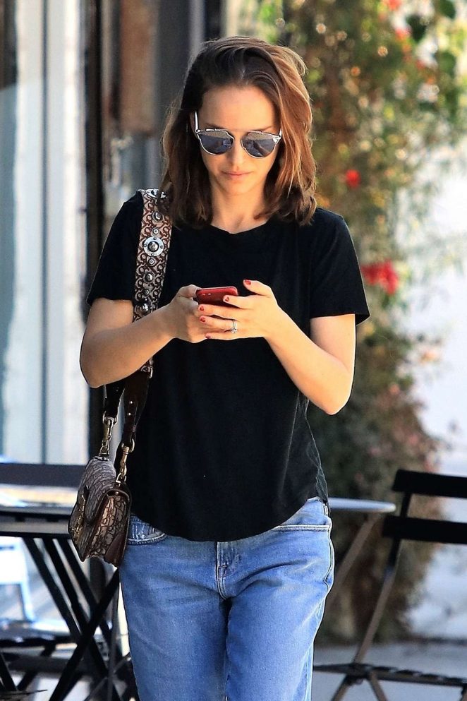 Natalie Portman in Jeans out in LA